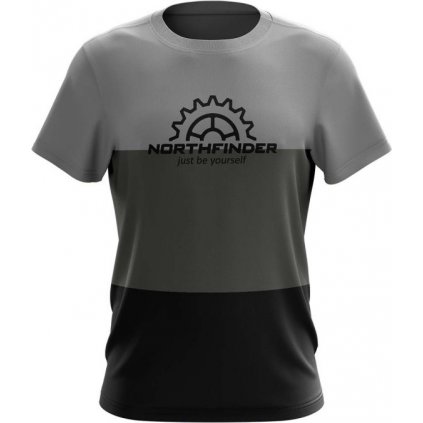 Pánské e-bike tričko NORTHFINDER Marcos černé