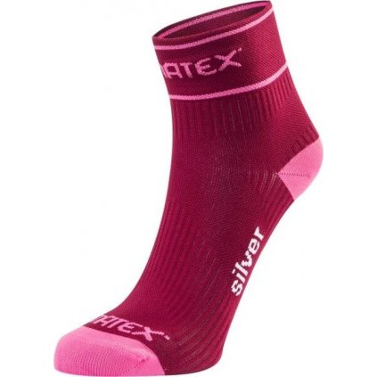Unisex funkční ponožky KLIMATEX Levi růžové