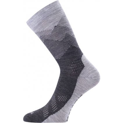 Unisex merino ponožky LASTING Fwr šedé