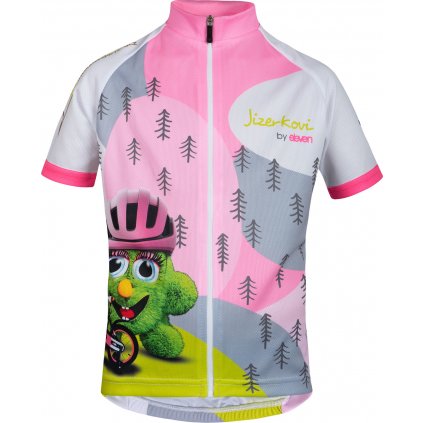 Dětský cyklistický dres ELEVEN Jizerkovi Pink
