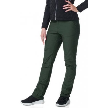 Dámské outdoorové kalhoty KILPI Jasper tmavě zelené