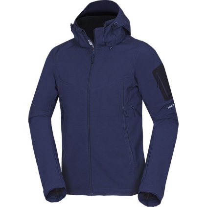 Pánská softshellová bunda NORTHFINDER Abner modrá (VELIKOST L)