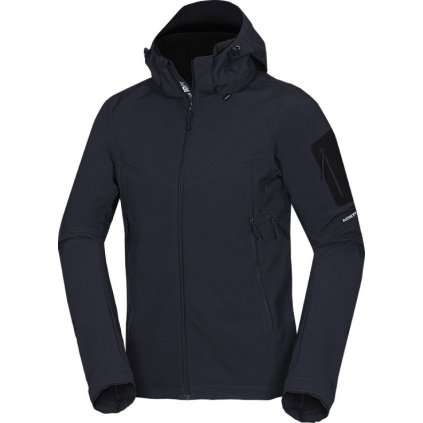 Pánská softshellová bunda NORTHFINDER Abner černá (VELIKOST M)