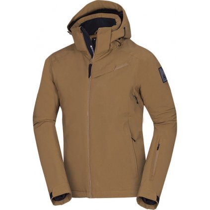 Pánská lyžařská bunda NORTHFINDER Axton hnědá (VELIKOST S)