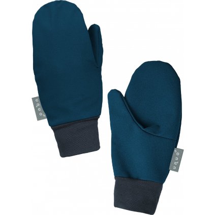 Dětské softshellové rukavice UNUO Tap s fleecem, Kobaltová