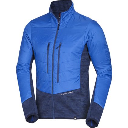 Pánská hybridní mikina NORTHFINDER Bear modrá (VELIKOST S)