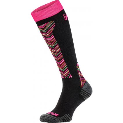 Unisex lyžařské ponožky RELAX Apres řůžové