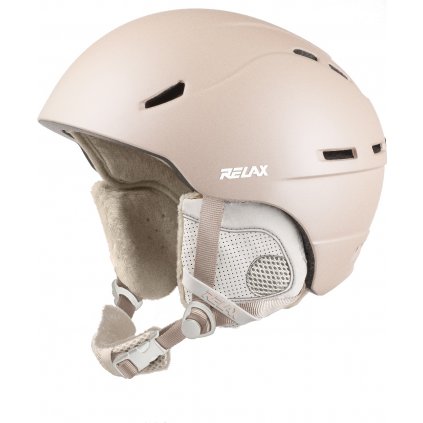 Unisex lyžařská helma RELAX Patrol béžová