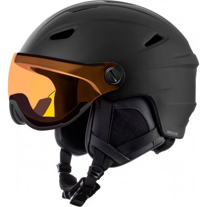 Unisex lyžařská helma RELAX Stealth černá