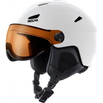 Unisex lyžařská helma RELAX Stealth bílá