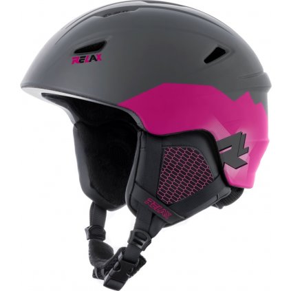 Unisex lyžařská helma RELAX Wild šedá