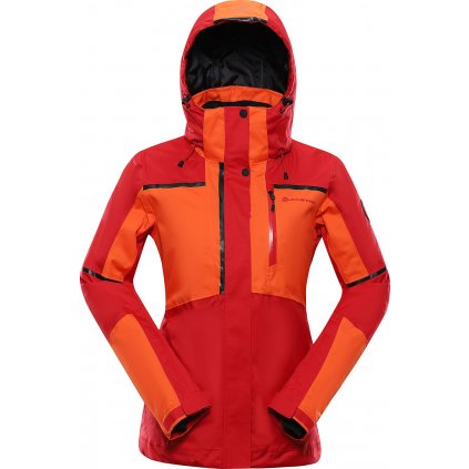 Dámská lyžařská bunda ALPINE PRO Malefa červená