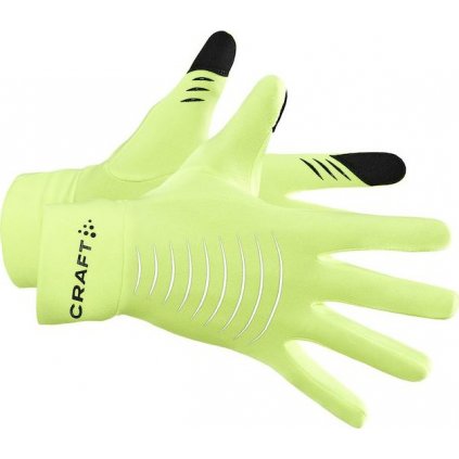 Zateplené rukavice CRAFT Core Essence Thermal 2 žlutá