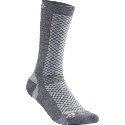 Set ponožek CRAFT Warm 2-pack šedá