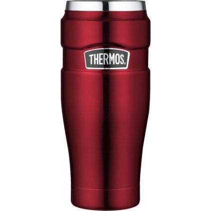 Vodotěsný termohrnek THERMOS Style - červená 470 ml