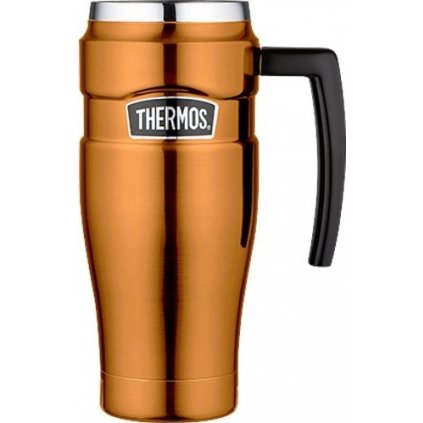 Vodotěsný termohrnek THERMOS Style s madlem - měděná 470 ml