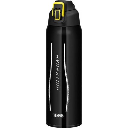 Hydratační termoska THERMOS Sport - černožlutá 1500 ml