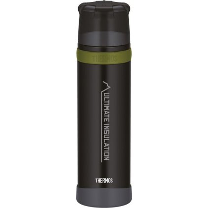 Termoska THERMOS Mountain FFX se šálkem do extrémních podmínek - matně černá 900 ml