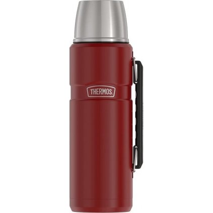Termoska na nápoje THERMOS Style s madlem - rustic red 1200 ml