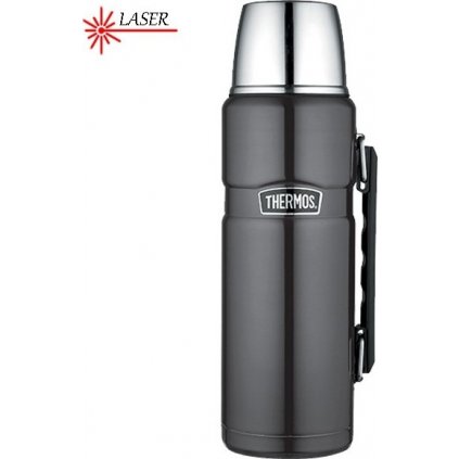 Termoska na nápoje THERMOS Style s madlem - metalicky šedá 1200 ml