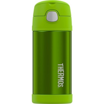 Dětská termoska THERMOS FUNtainer s brčkem - limetková 355 ml