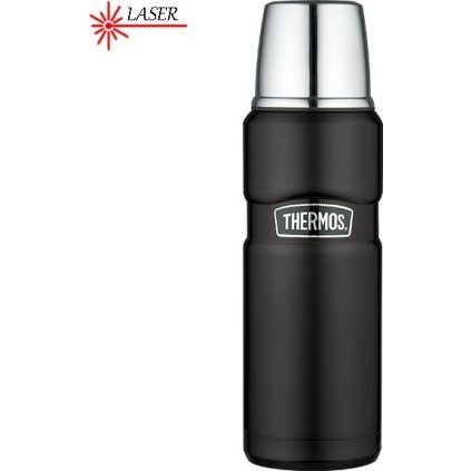 Termoska na nápoje THERMOS Style - matně černá 470 ml
