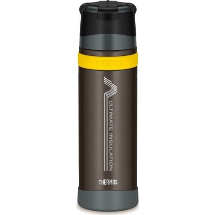 Termoska THERMOS Mountain se šálkem do extrémních podmínek - hnědá 750 ml