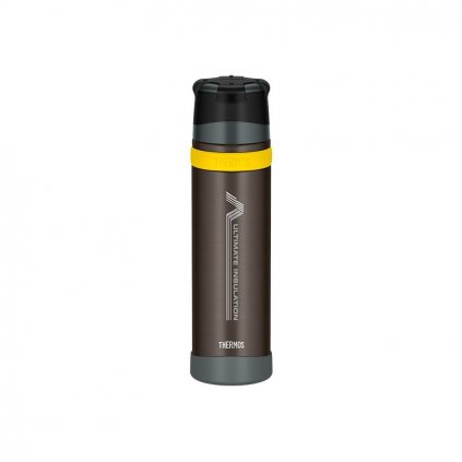 Termoska THERMOS Mountain se šálkem do extrémních podmínek - hnědá 900 ml