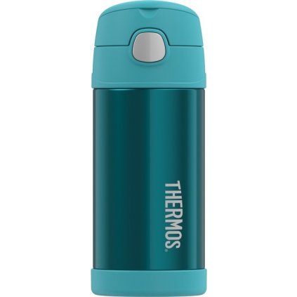 Dětská termoska THERMOS FUNtainer s brčkem - tyrkysová 355 ml