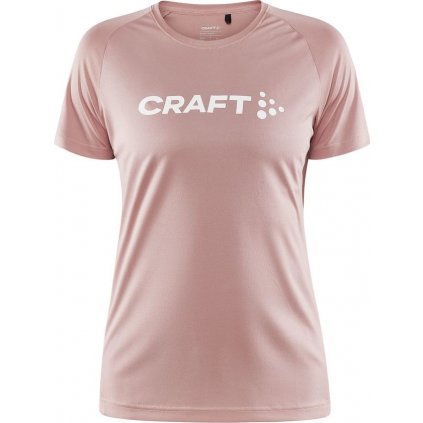 Dámské funkční triko CRAFT Core Essence Logo růžová