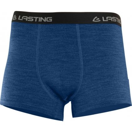 Pánské merino boxerky LASTING Noro modré