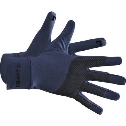 Reflexní rukavice CRAFT Adv Lumen Fleece modrá