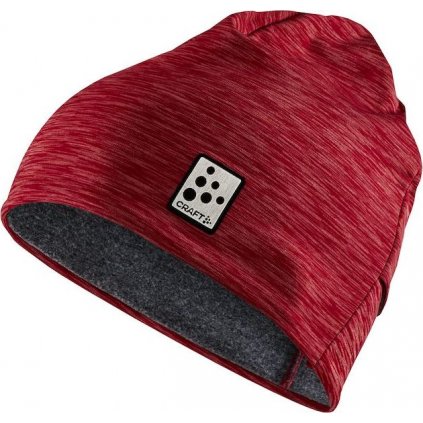 Funkční čepice CRAFT Adv Microfleece Ponytail růžová