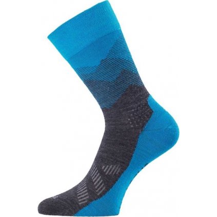 Unisex merino ponožky LASTING FWR modré