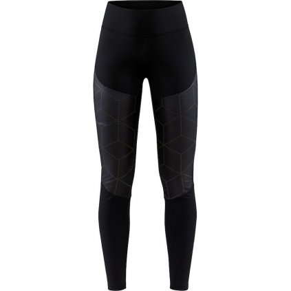 Dámské zateplené běžecké kalhoty CRAFT Adv SubZ Lumen Padded Tights 2 černá