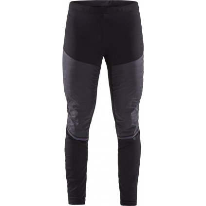 Pánské zateplené běžecké kalhoty CRAFT SubZ Padded Tights černá