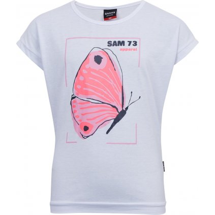 Dívčí triko SAM 73 Averie bílé