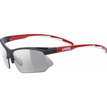 Sluneční brýle UVEX Sportstyle 802 černočervené
