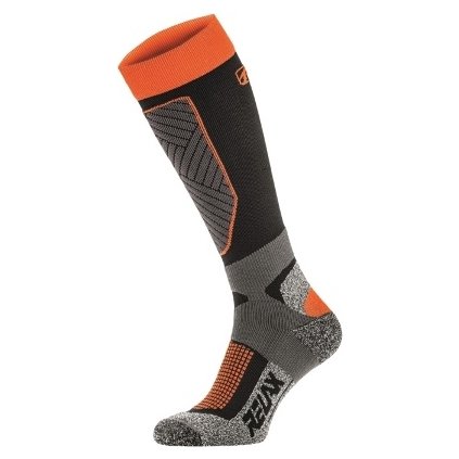 Unisex lyžařské ponožky RELAX Compress šedé