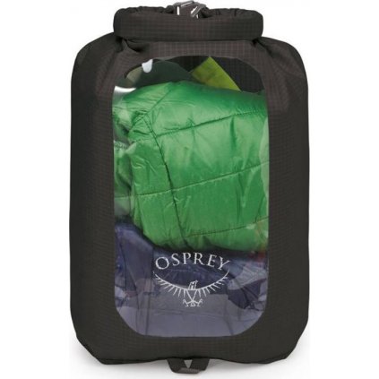 Voděodolný vak s okénkem OSPREY ultralight dry sack 12 l černá