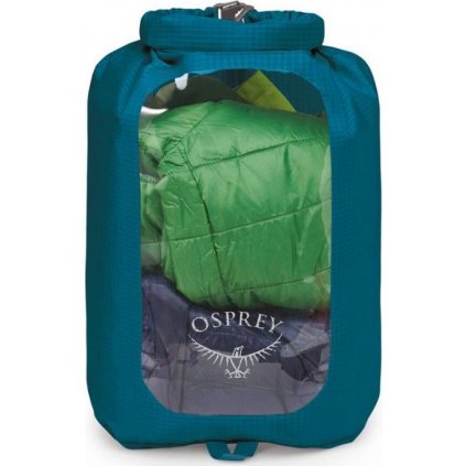 Voděodolný vak s okénkem OSPREY ultralight dry sack 12 l modrá