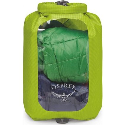 Voděodolný vak s okénkem OSPREY ultralight dry sack 12 l zelená