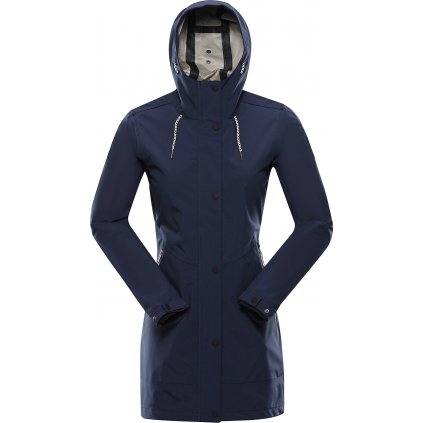 Dámský nepromokavý kabát ALPINE PRO Perfeta modrý