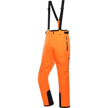 Pánské lyžařské kalhoty ALPINE PRO Lermon oranžové