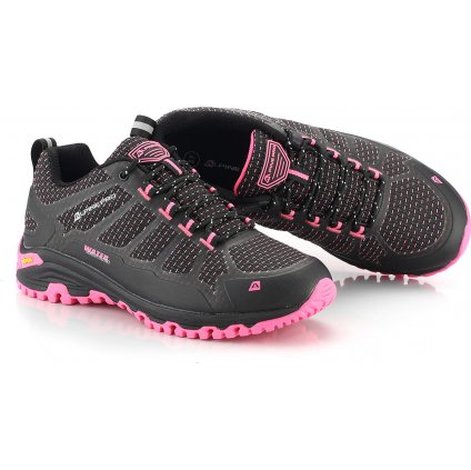 Unisex outdoorová obuv ALPINE PRO Musswe černá/růžová