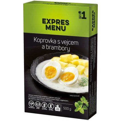 Koprovka s vejcem a brambory EXPRES MENU (1 porce)