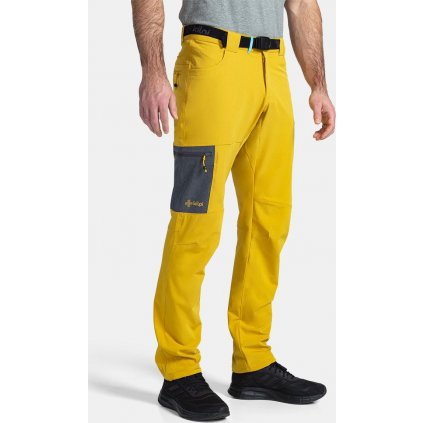 Pánské outdoorové kalhoty KILPI Ligne žluté