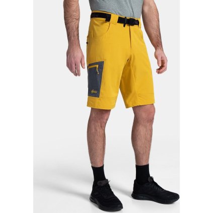Pánské outdoorové kraťasy KILPI Navia žluté (Velikost XL)