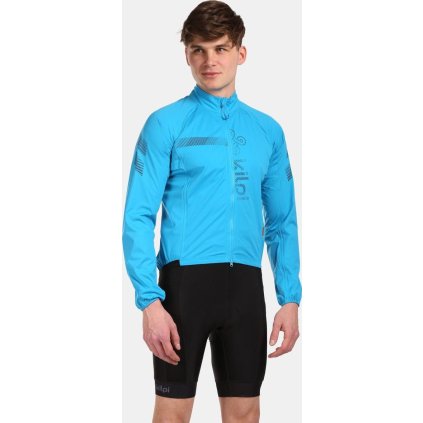Pánská cyklistická bunda KILPI Rainar modrá (Velikost L)