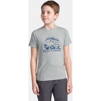 Chlapecké bavlněné triko KILPI Salo šedé